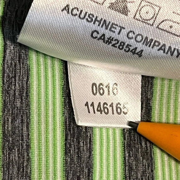 FootJoy Men’s size XL Green & Gray Striped Golf Polo performance shirt - Picture 7 of 7